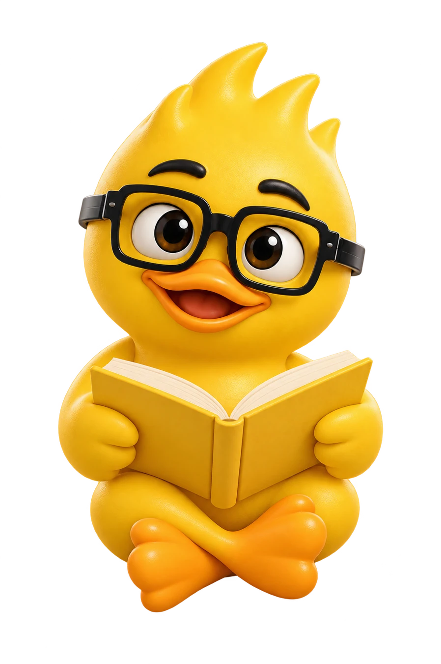 bukduck يقرأ كتابًا